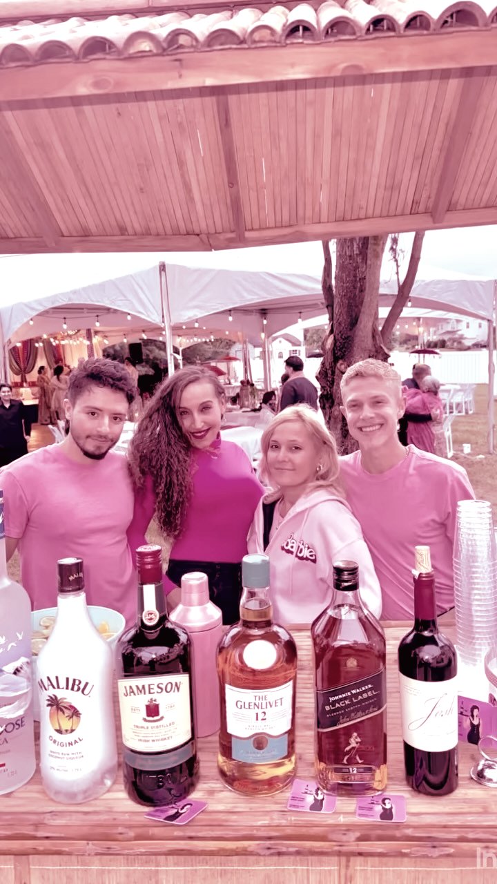 Styled pop-up bar setup
